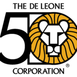 DeLeone Logo 50th Anniversary Final Transparent 01