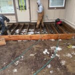 Webfoot Home Improvements Deck in Progress